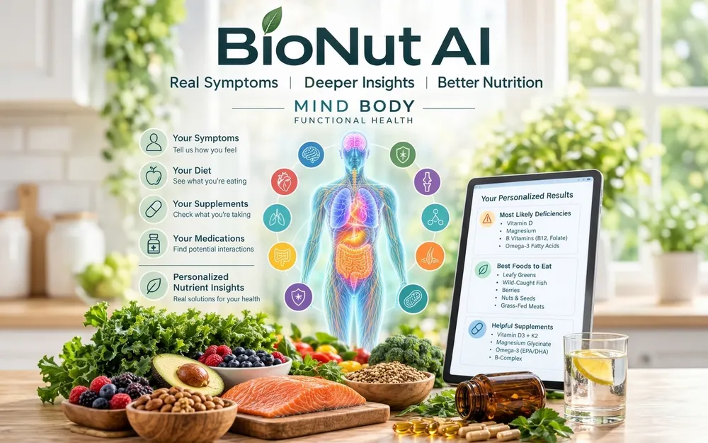BioNut AI &mdash; Nutrition based on your biology