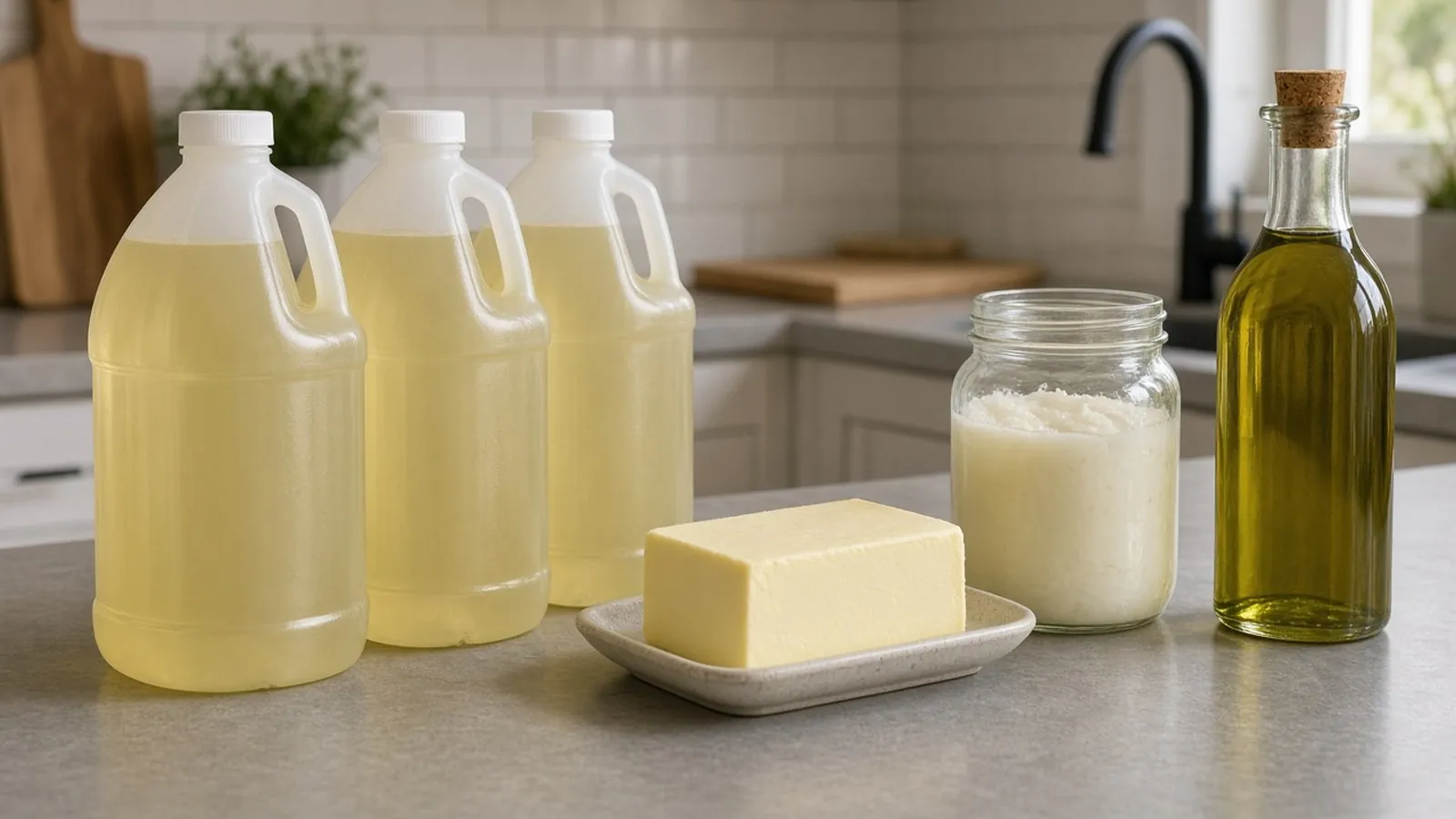 Industrial seed oils vs. stable fats: butter, tallow and olive oil