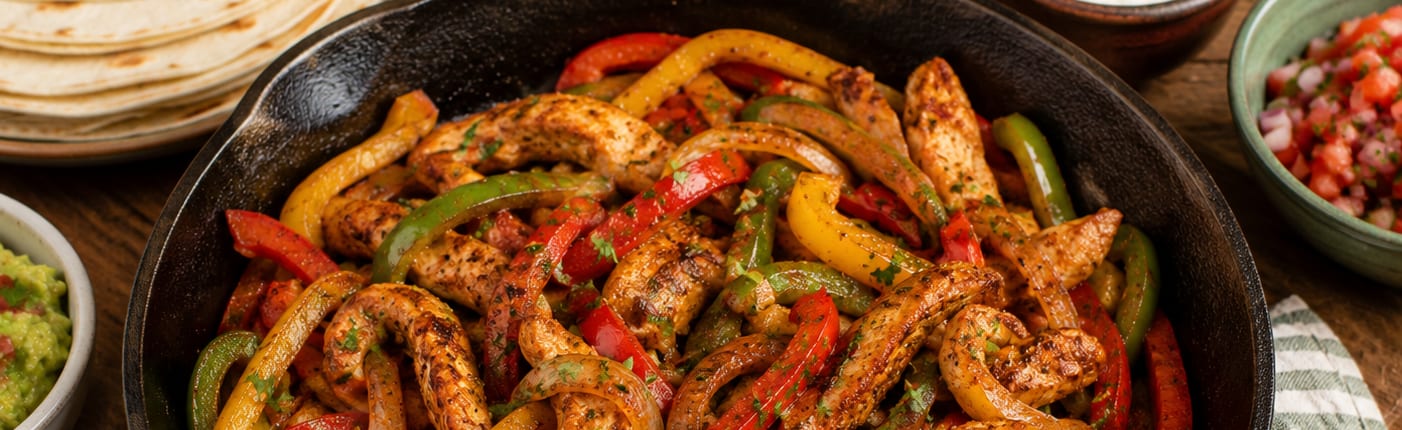 Chicken or Beef Fajitas