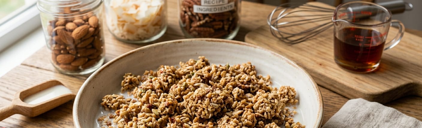 Grain-Free Cinnamon Coconut Granola