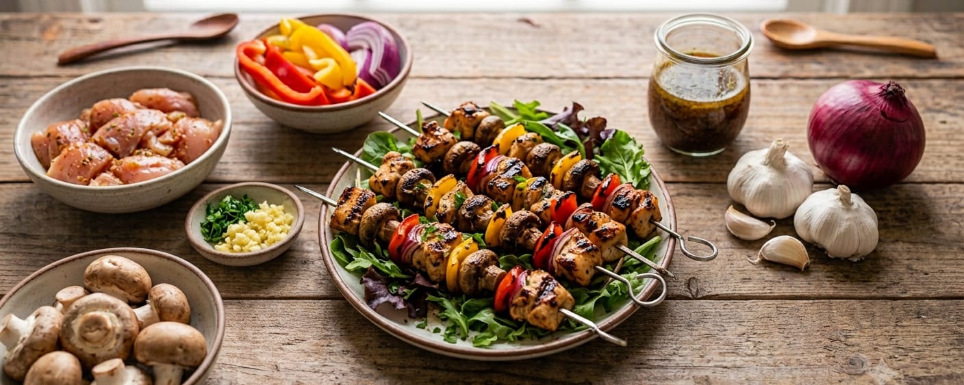 Grilled Chicken Kabobs