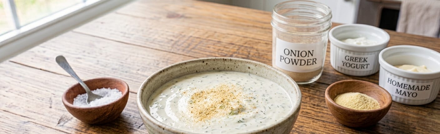 Homemade Greek Yogurt Ranch Dip