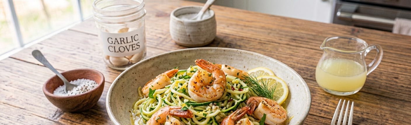 Shrimp Scampi with Zucchini Noodles